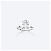 Moon N' Back 0.50-3.00ct Ovaali Platina